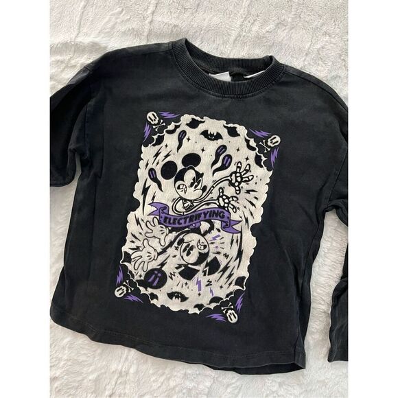 Zara Halloween Mickey Shirt Size 2/3 Years - Picture 6 of 7